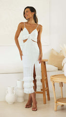 Percy Midi Dress - White