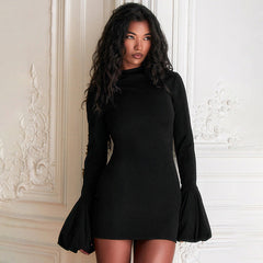 Palvin Bodycon Dress - Black