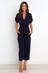 Aria Jumpsuit - Dark Blue