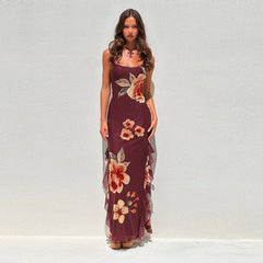 Russo Maxi Dress - Brown
