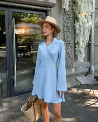 Karenina Dress - Blue