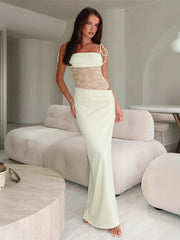 Stella Maxi Dress - Apricot