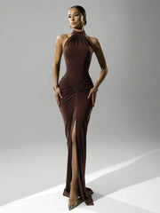 Allston Maxi Dress - Brown