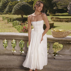 Queenstown Midi Dress - White