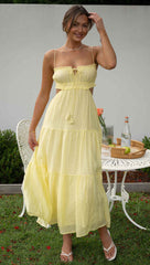 Saz Maxi Dress - Yellow