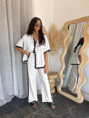 Fergie Co-ord Set - White