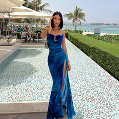 Dempsey Maxi Dress - Blue