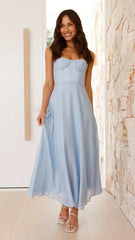 Ducasse Maxi Dress - Blue