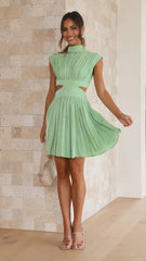Glorina Mini Dress - Light Green
