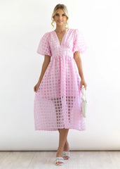 Paradise Midi Dress - Pink