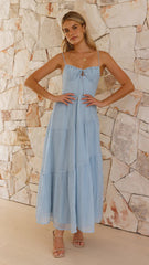 Lecter Maxi Dress - Blue