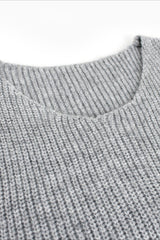 Two-Piece Knit Sweater Vest & Cardigan Dress Sweater Dress
