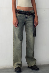 Classic Relaxed Fit Straight Leg Jeans