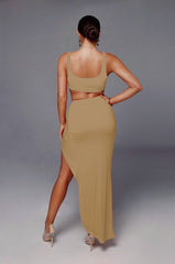 Baddie B Co-ord - Khaki