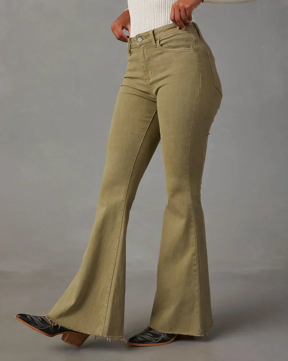 2024 Fashion Flare Women Streetwear 90S Vintage Wide Leg Denim Pantalones Mujer Pantalon Femme