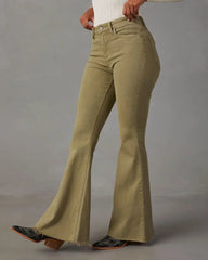 2024 Fashion Flare Women Streetwear 90S Vintage Wide Leg Denim Pantalones Mujer Pantalon Femme