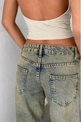 Classic Relaxed Fit Straight Leg Jeans