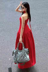 Floral Ruched Waist Party Dress