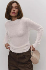 Lightweight Mohair Knit Sweater