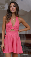 Petra Dress - Rose Red