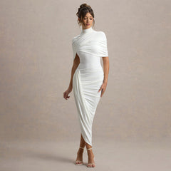 Deardorff Midi Dress - White