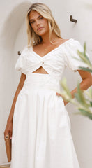 Algar Dress - White