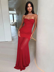 Jolene Maxi Dress - Red