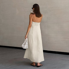 Martina Maxi Dress - Beige