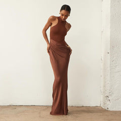 Coco Maxi Dress - Brown