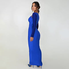 Ciara Maxi Dress - Blue