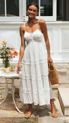 Ruben Maxi Dress - White