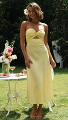 Calico Dress - Yellow