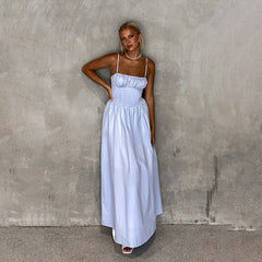 Alina Maxi Dress - Light Blue