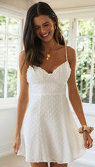 Faidra Mini Dress - White