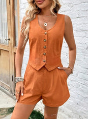 Vezra Co-ord - Orange