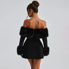 Carnival Mini Dress - Black