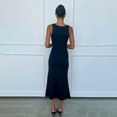 Verona Midi Dress - Black