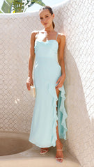 Crenn Maxi Dress - Light Blue
