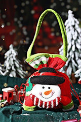 Christmas Creative Knitted Tote Gift Candy Bag