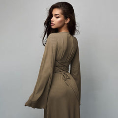 Elizabeth Maxi Dress - Khaki