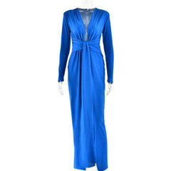 Norma Maxi Dress -  Blue