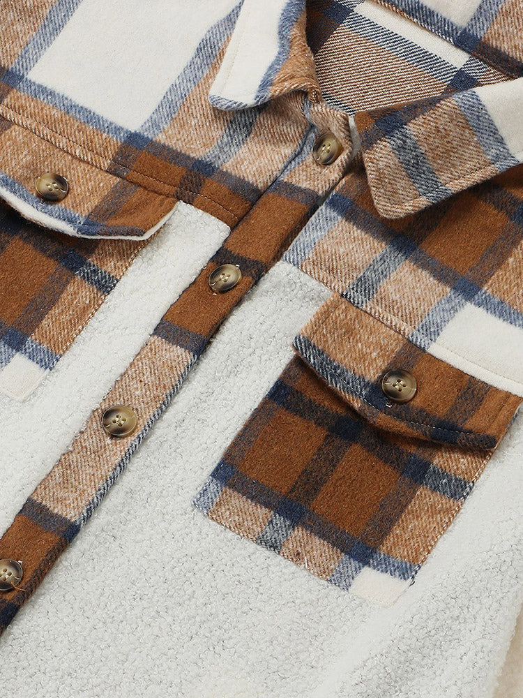 Lamb Denim Graceful Patchwork Coat Coats & Jackets