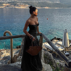 Cruz Maxi Dress-Black