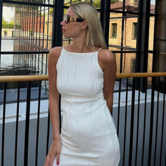 Blair Midi Dress - White