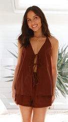 Dawson Co-Ord - Maroon