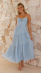Lecter Maxi Dress - Blue