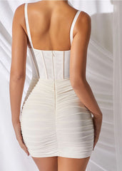 Cupid's Dream Mini Dress - Off White