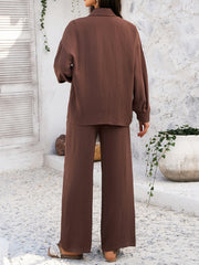 Ariel Co-Ord Set - Brown