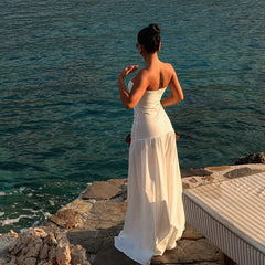 Cruz Maxi Dress-White