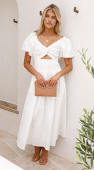 Algar Dress - White